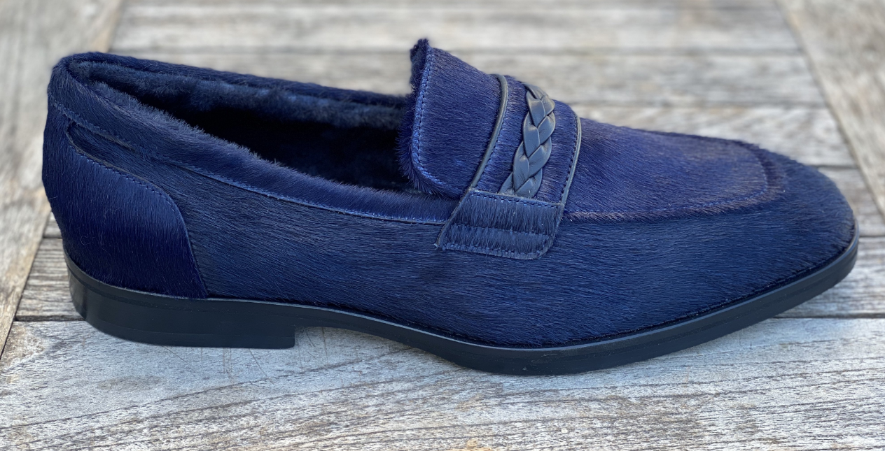 Loafers mit Lammfell