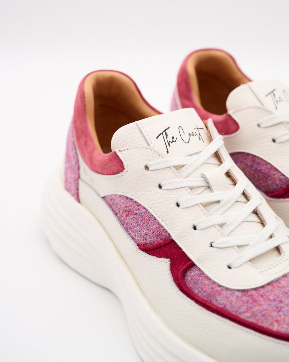 Sophia Runners Tweed Edition – Weiss & Rosé