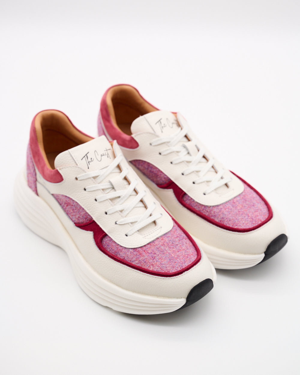 Sophia Runners Tweed Edition – Weiss & Rosé