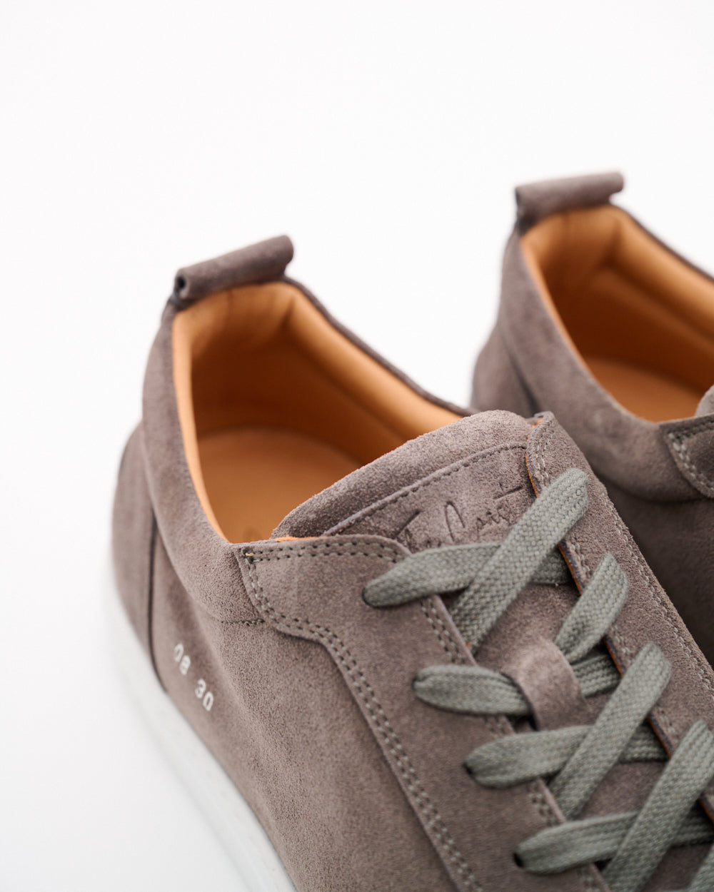 Luca Sneaker – Velours Grau
