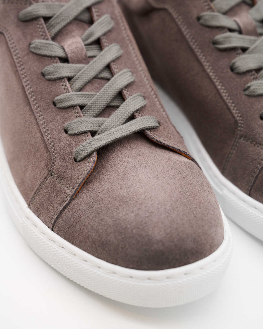 Luca Sneaker – Velours Grau