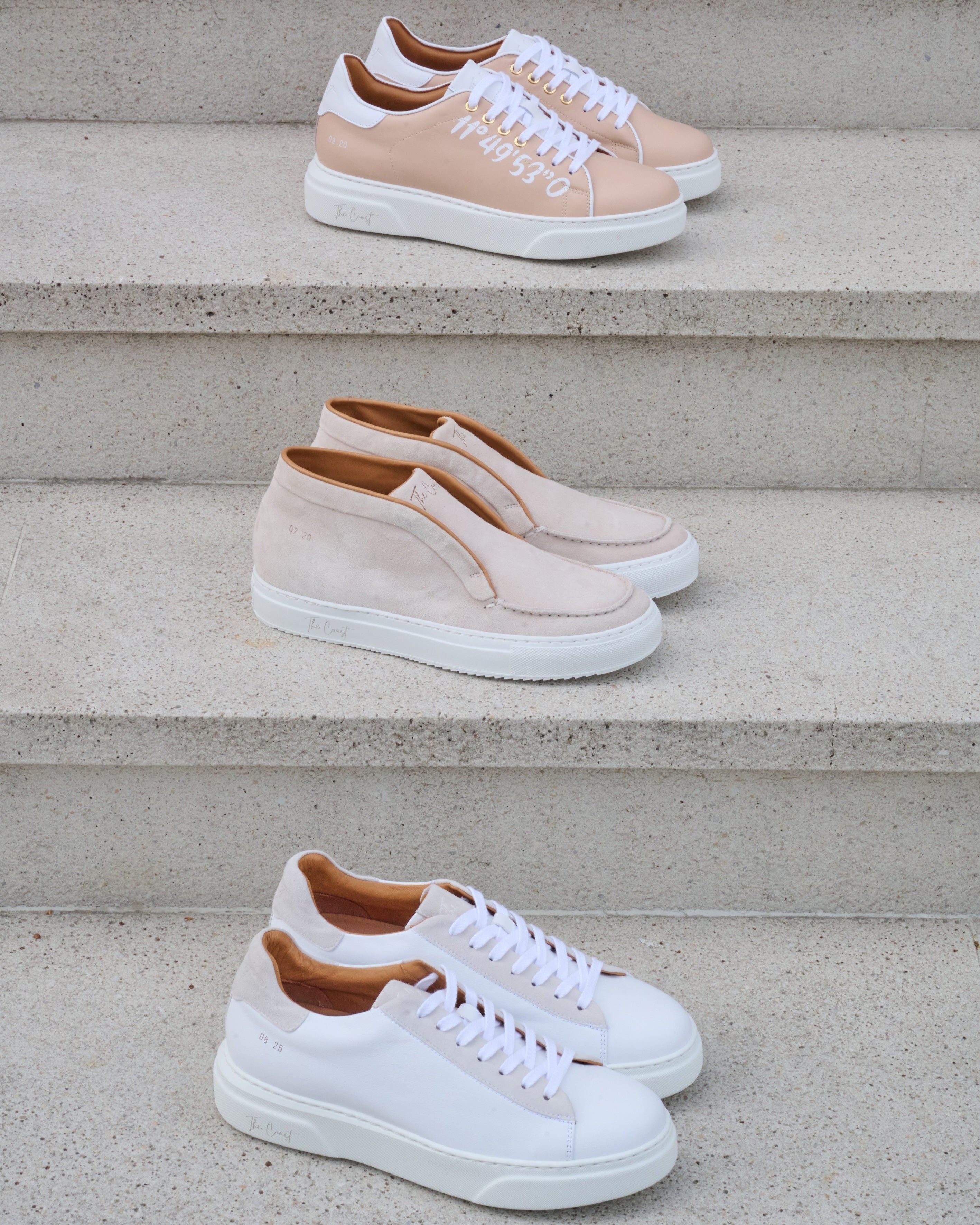 Charlie und Petra Sneaker kombiniert – urbane Looks mit italienischem Handwerk