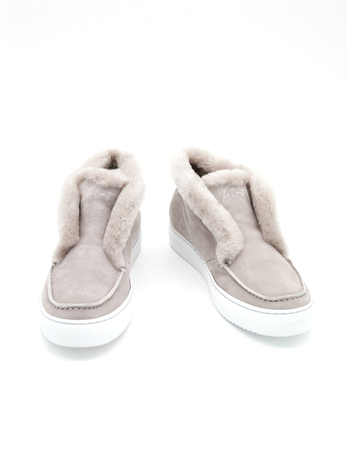 Charles Sneaker Paar – grau mit Innenfutter aus Lammfell