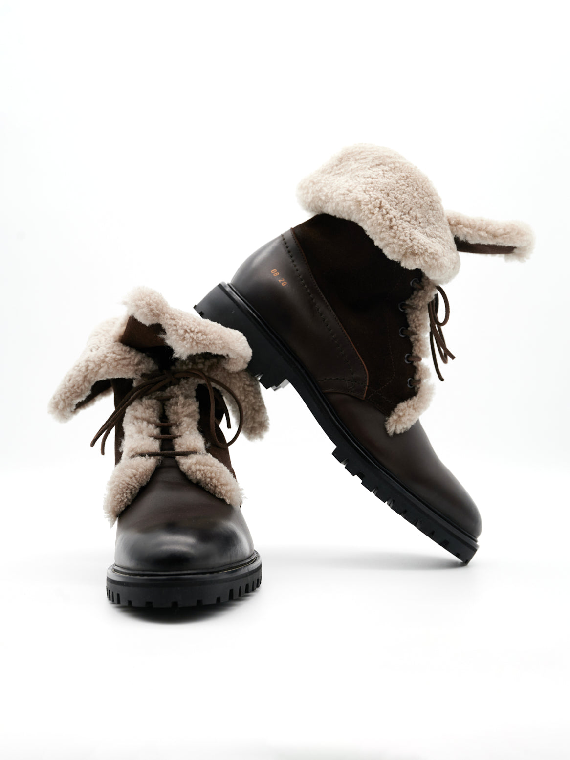 Rückansicht Silvio Winterstiefel – Paar mit Profilansicht