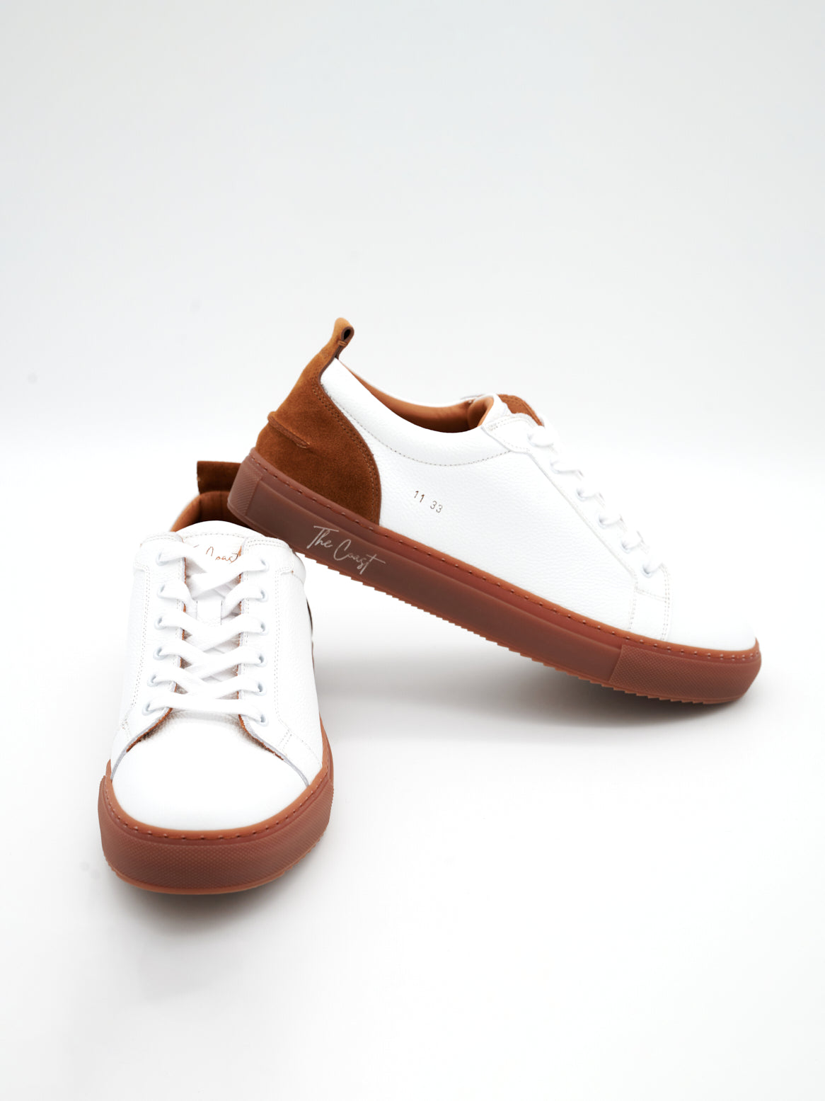 Maxi Sneaker Weiß Terra – Paaransicht diagonal