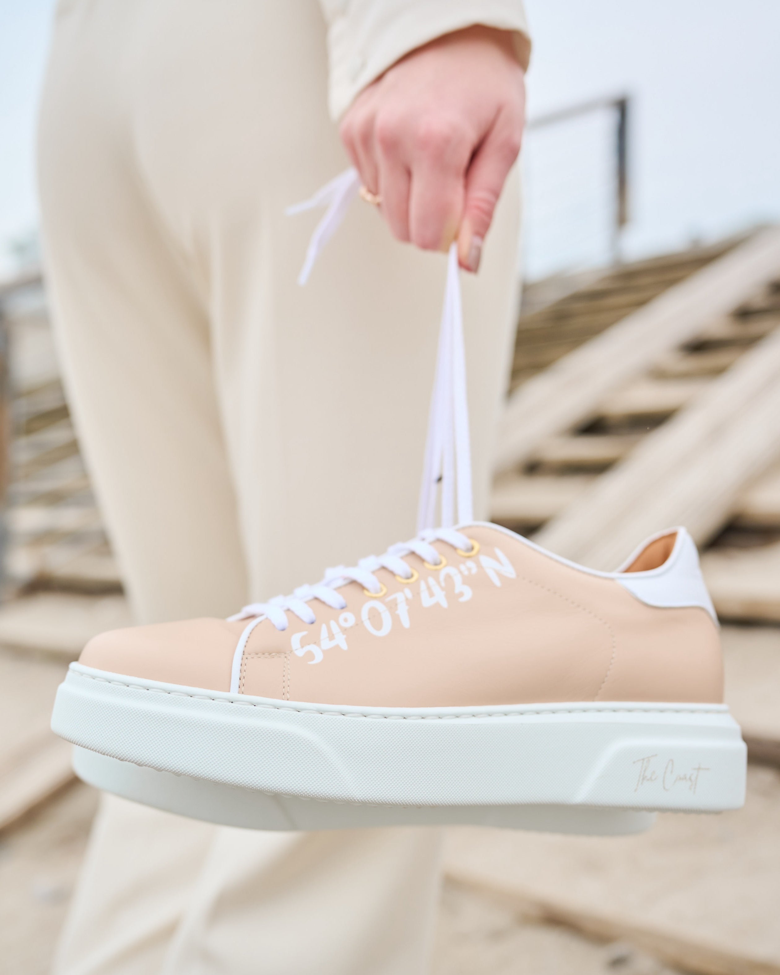Petra Koordinaten Sneaker Lachs