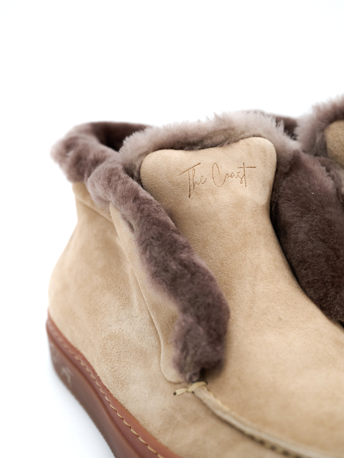 Innenansicht – durchgängiges Lammfell im Charles Boot-Sneaker