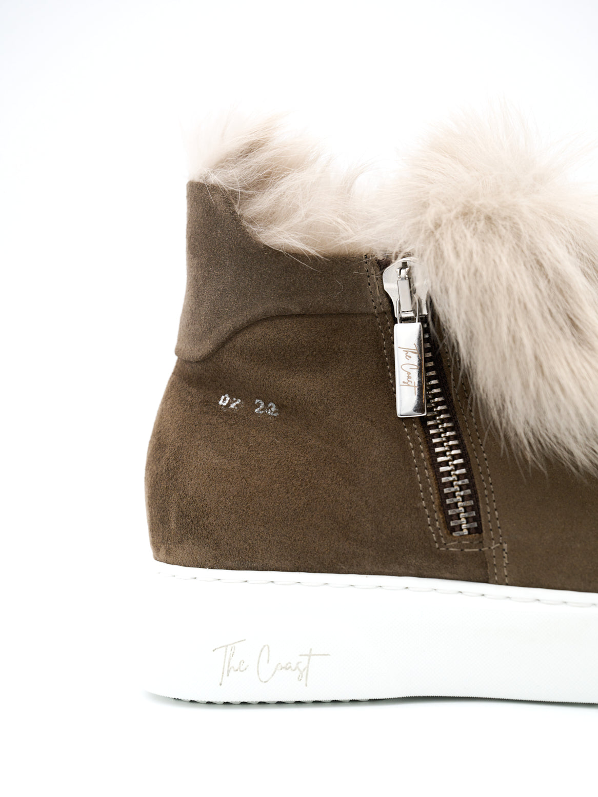 Detailansicht: Grazia Chelsea mit Reißverschluss und Fellfutter