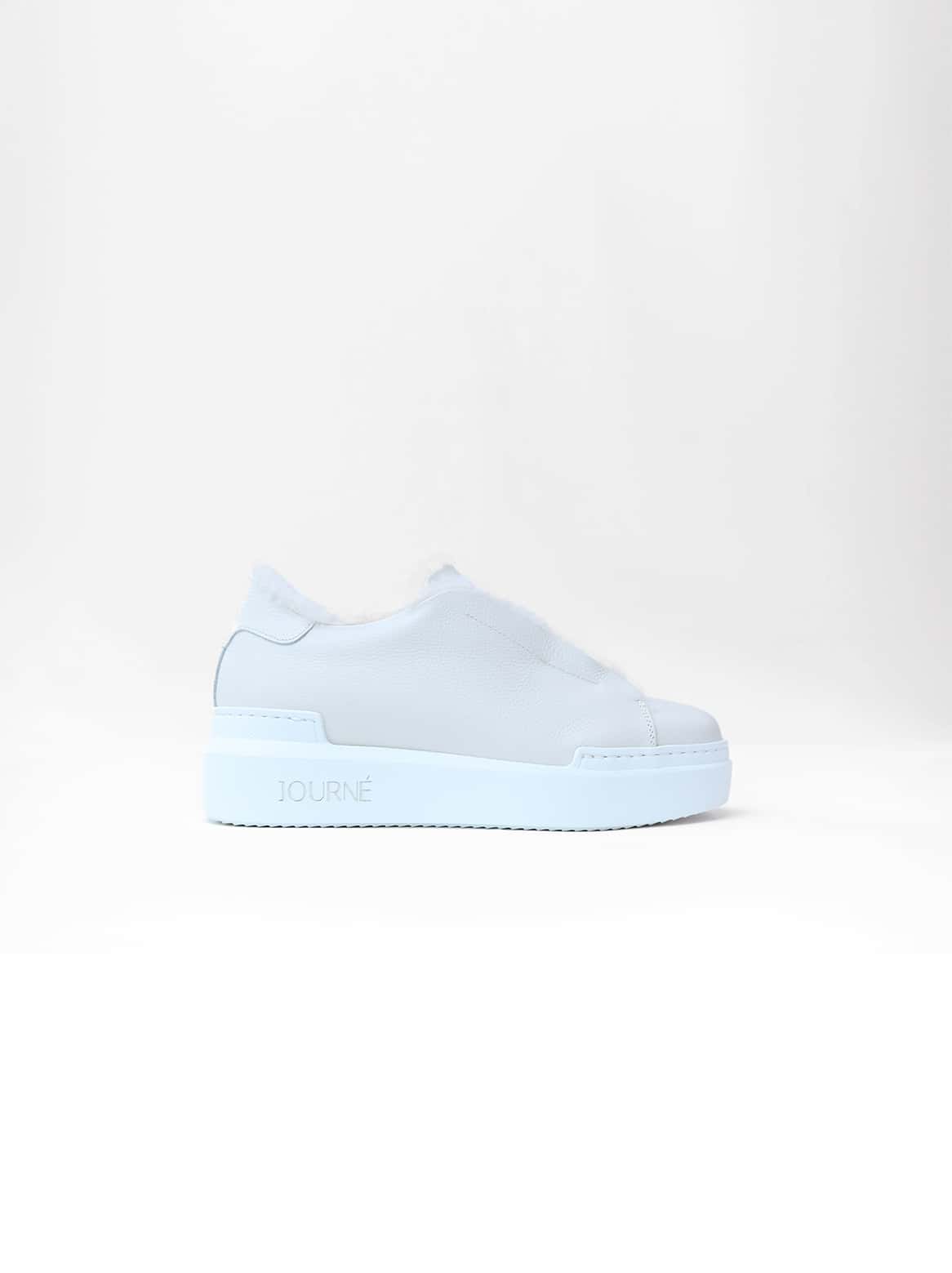 Lexi Off-White Slip-In mit Lammfellfutter