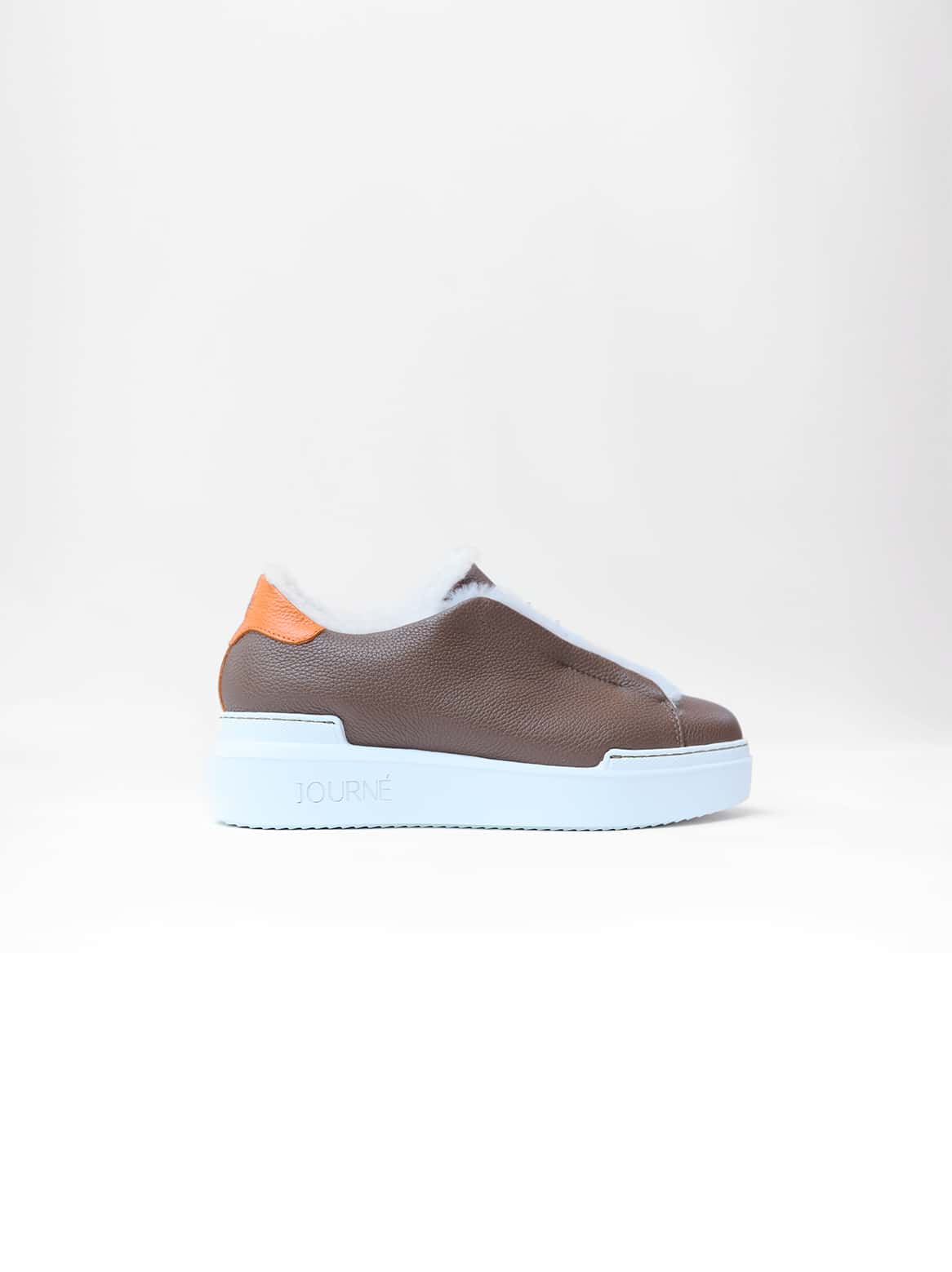 Lexi Off-White Slip-In mit Lammfellfutter
