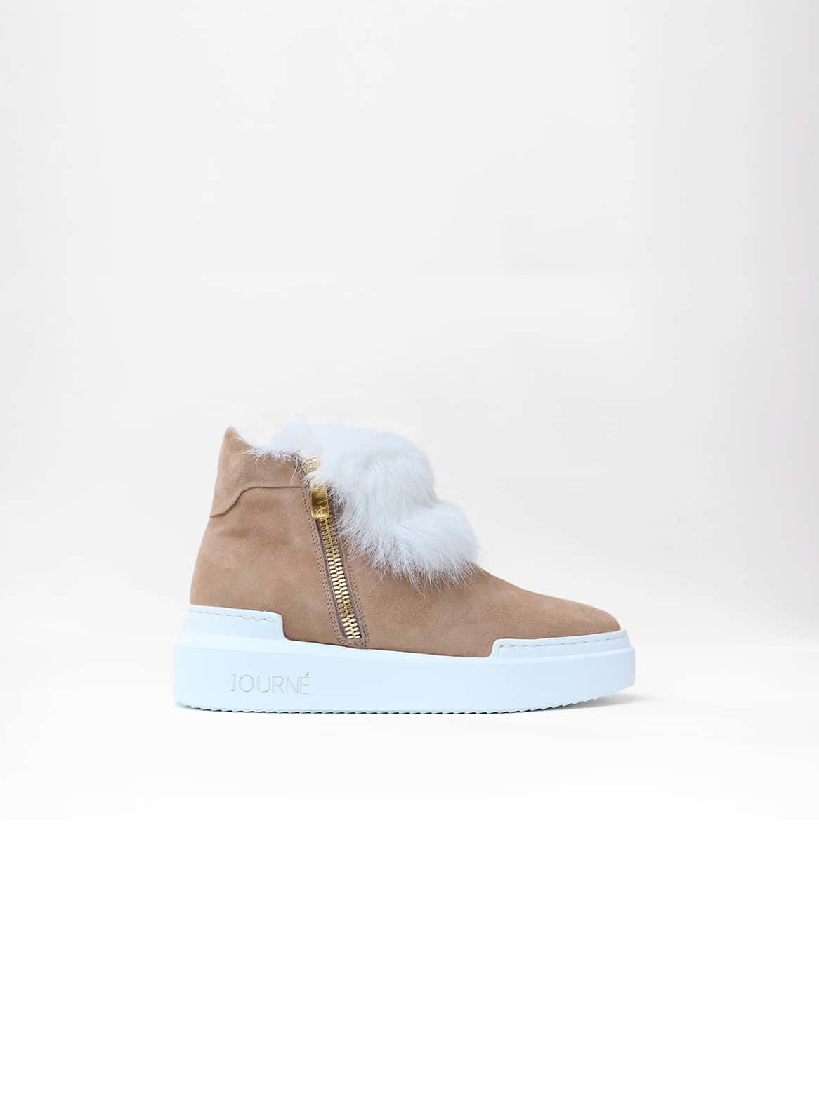 Exklusiver Luxus Chelsea-Stiefel in Blau