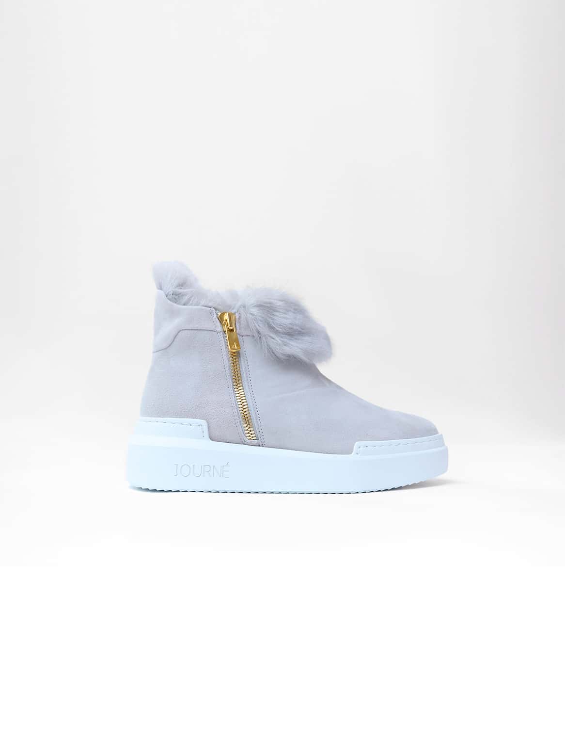 Exklusiver Luxus Chelsea-Stiefel in Blau