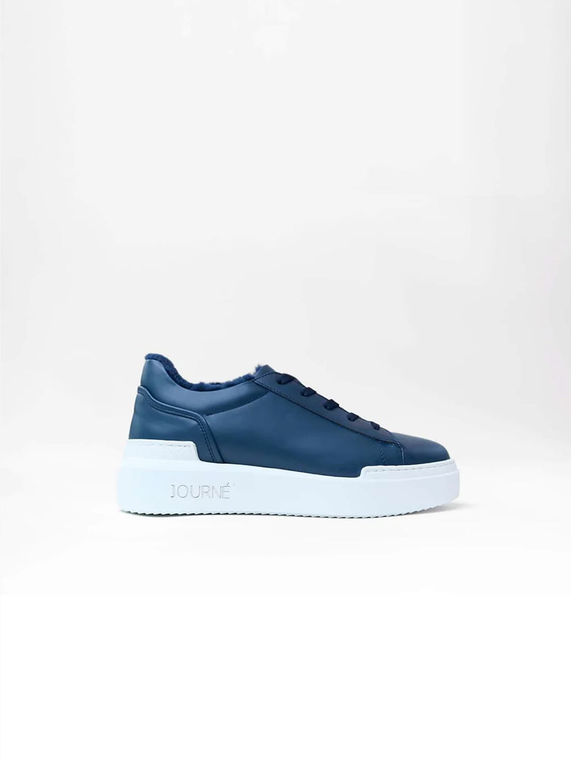 Francesca Sneaker in Dunkelblau – Seitenansicht