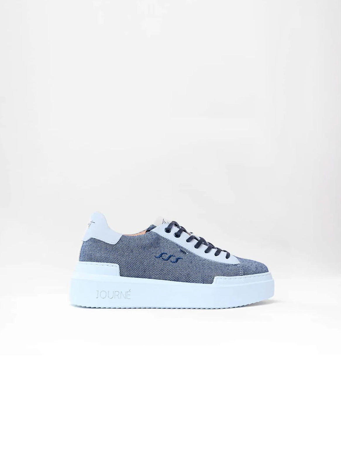 Siena Canvas Damen Sneaker in Dunkelblau – aus Baumwolle gefertigt