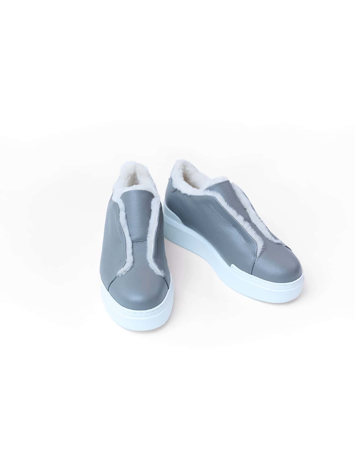 Lexi Sneaker Grau – ohne Schnürung