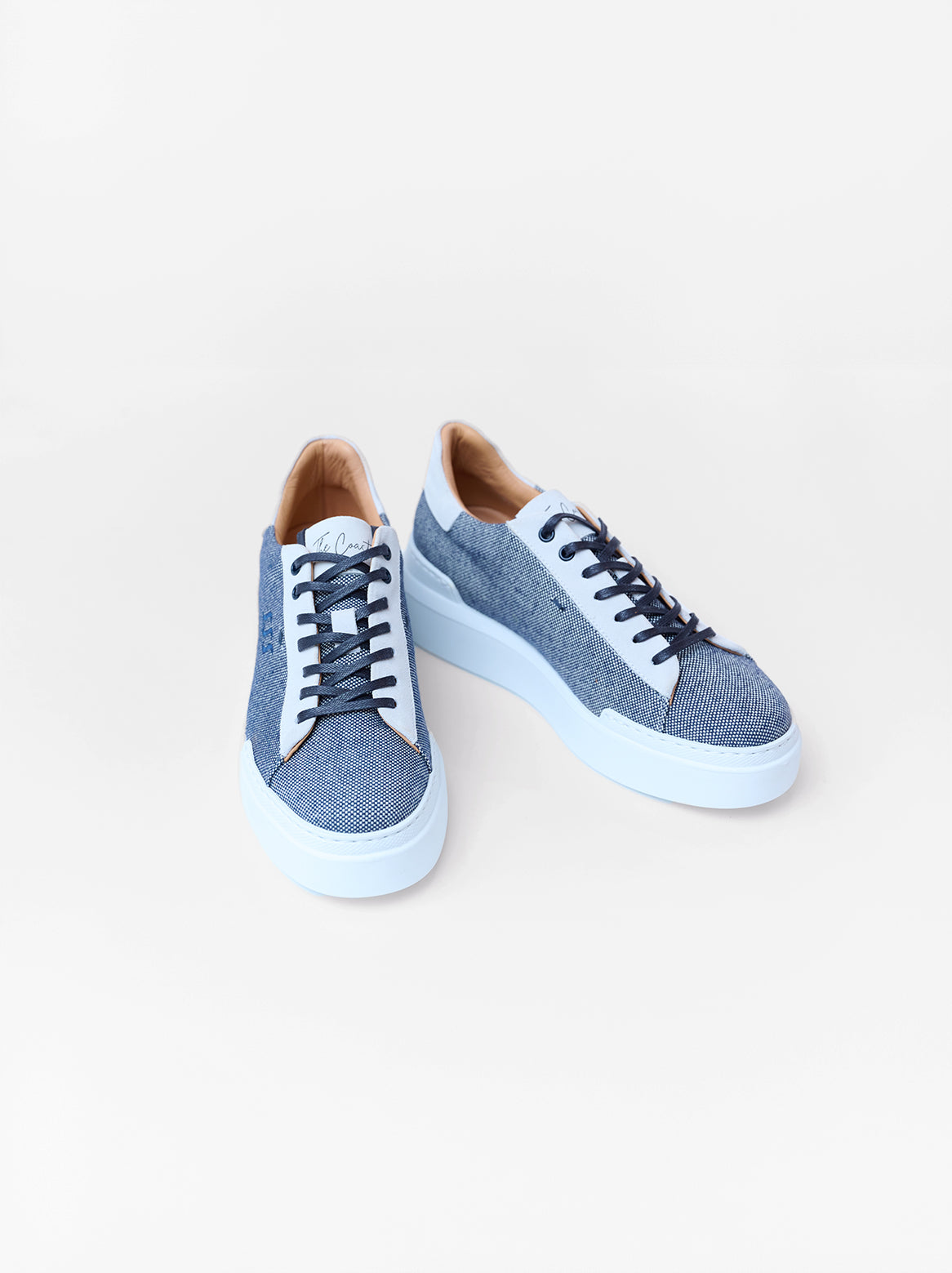 Siena Canvas Damen Sneaker in Dunkelblau – aus Baumwolle gefertigt