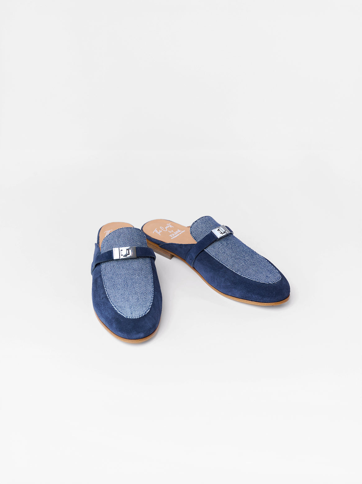 Baumwoll-Canvas & Ziegenvelours – hochwertige Materialien im Juliana Slipper