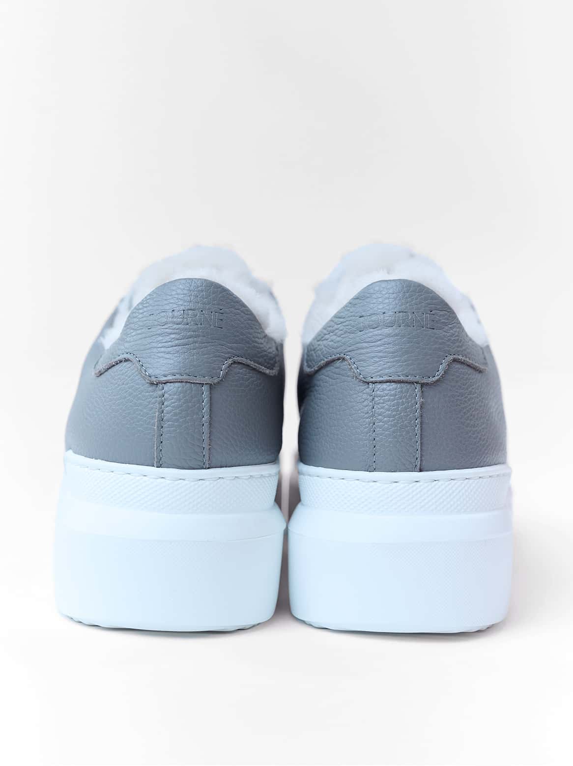 Lexi Slip-In Sneaker in Grau – Rückansicht