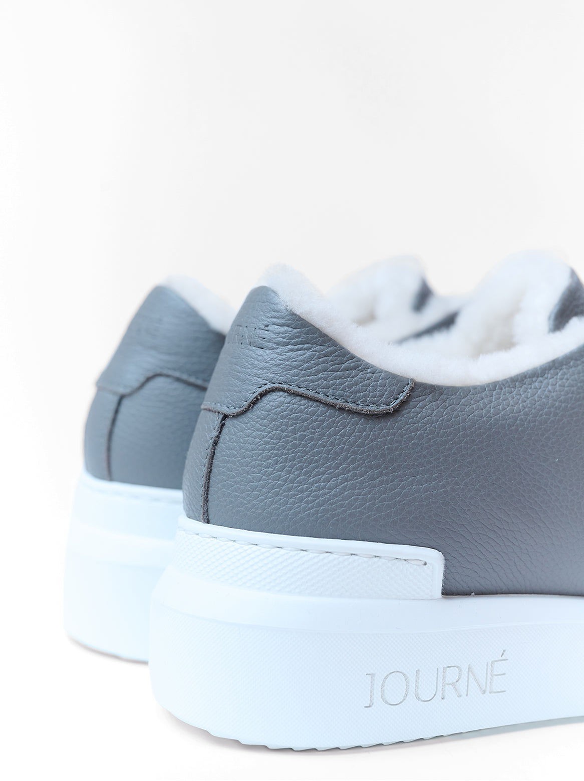 Lexi Slip-In Grau – Detailansicht Ferse