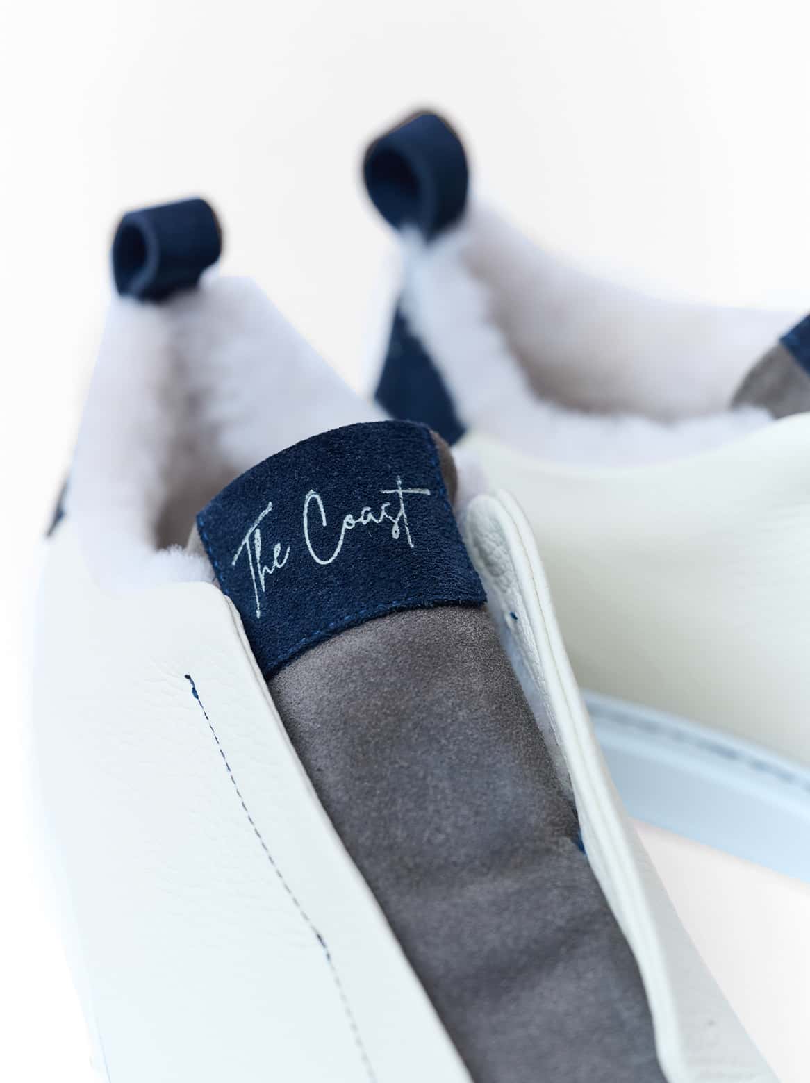 Alexa Slip-In Sneaker Creme mit Lammfell