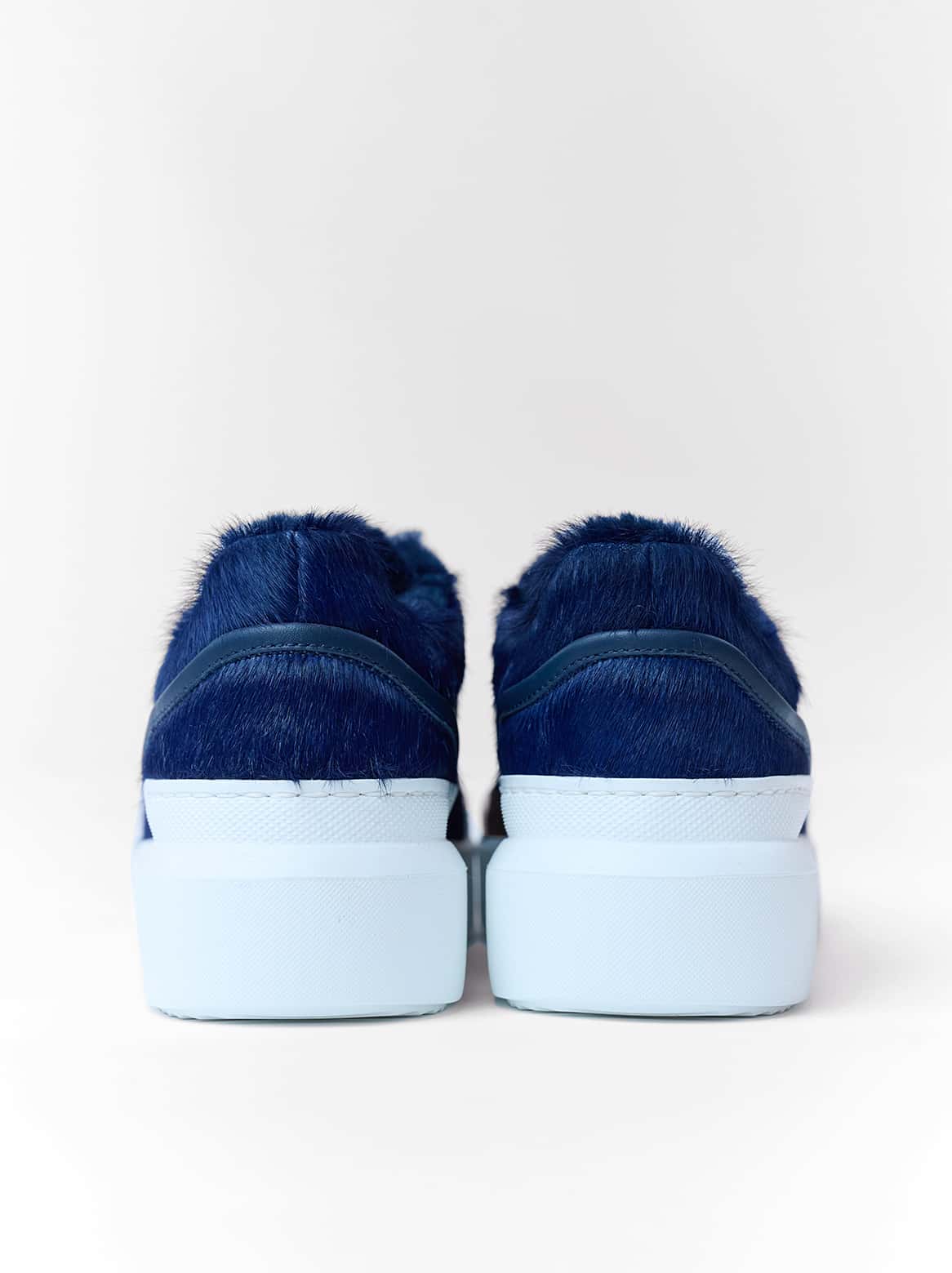 Emilie Sneaker Dunkelblau Innen & Außen – Rückansicht