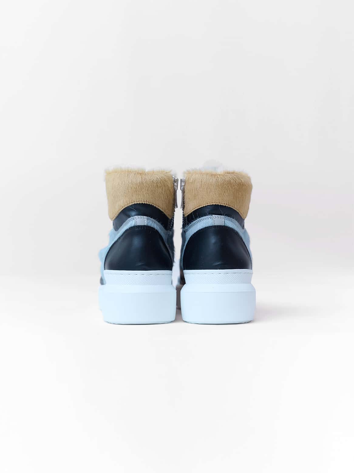 Hanna High-Top Sneaker – Rückansicht mit Cavallino-Optik