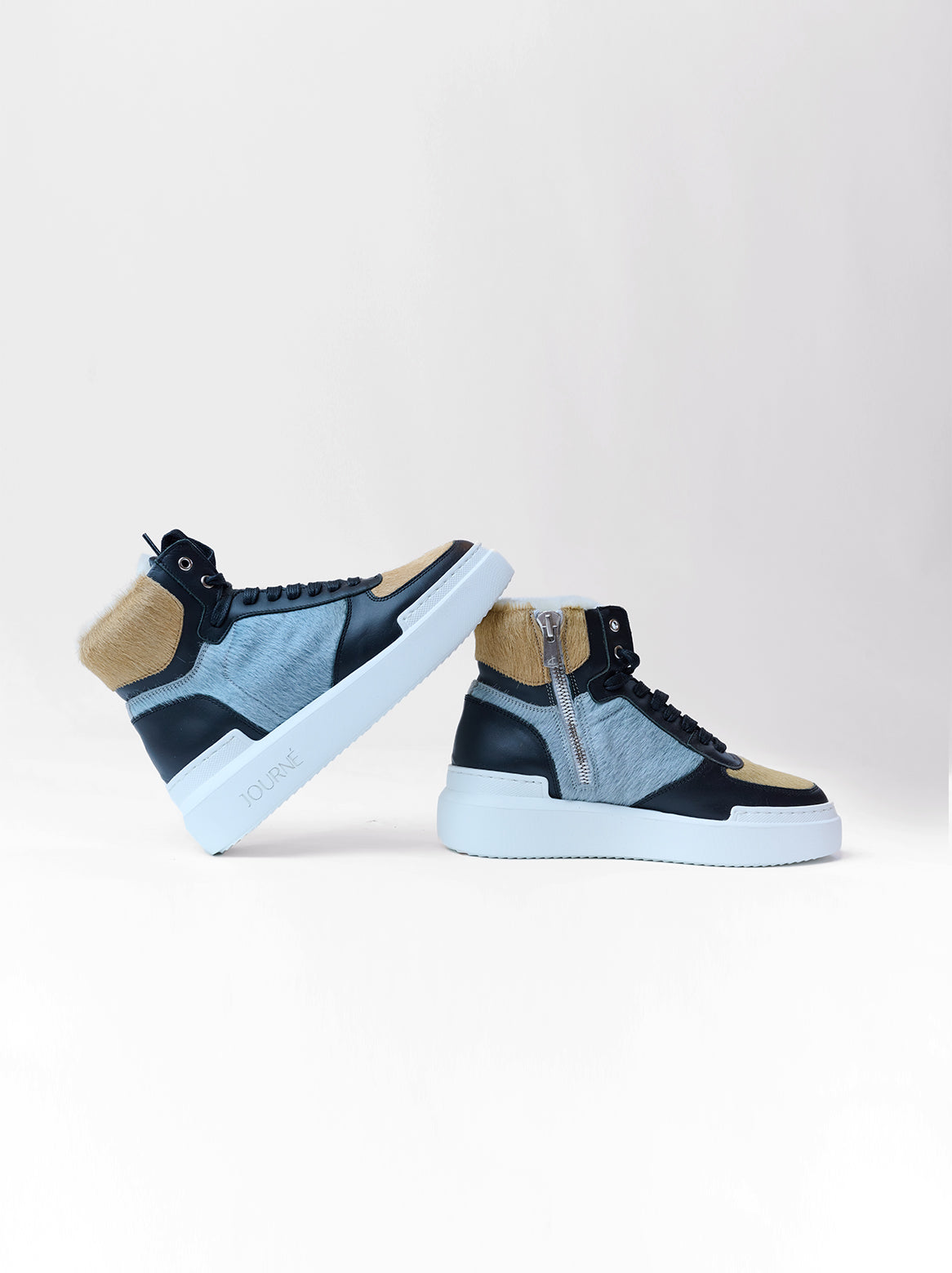 Hanna Sneaker – Vogelperspektive mit Lammfell-Futter