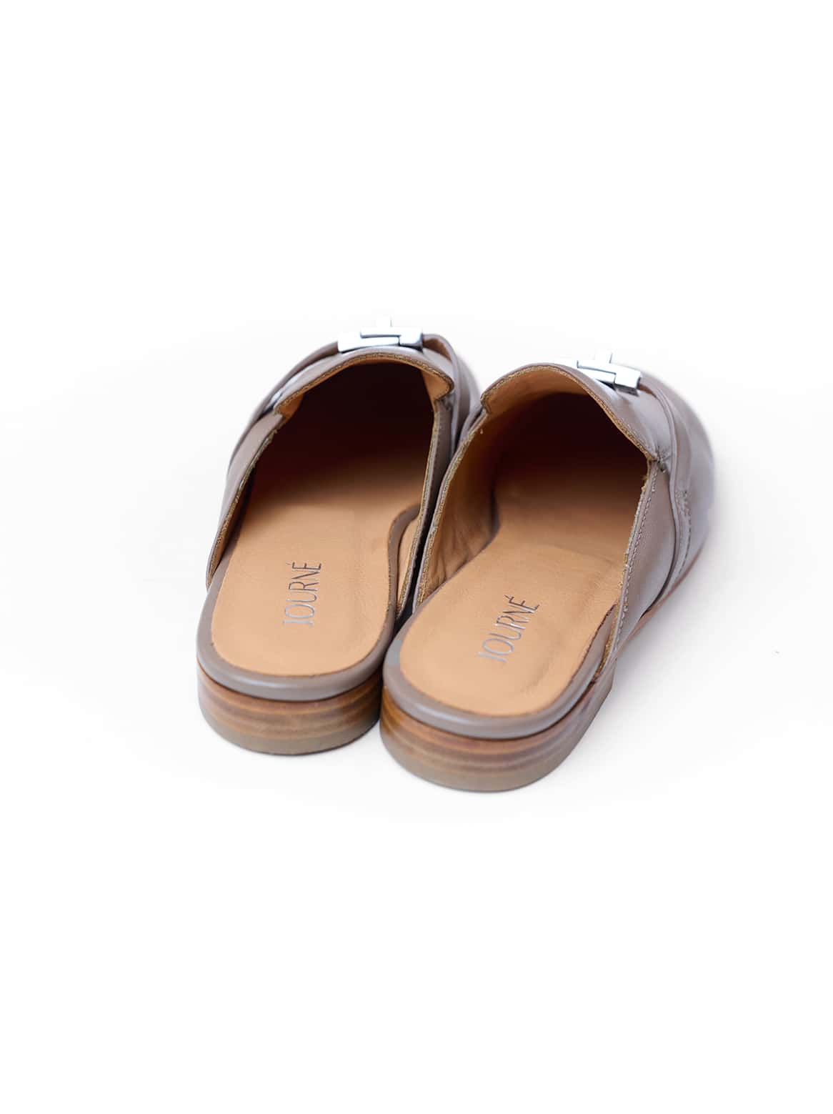 Journé Exklusiver Slipper in Taupe