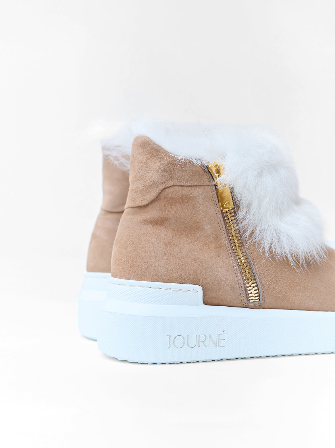 Nahaufnahme: Innenfutter aus Lammfell beim Grazia Chelsea Camel