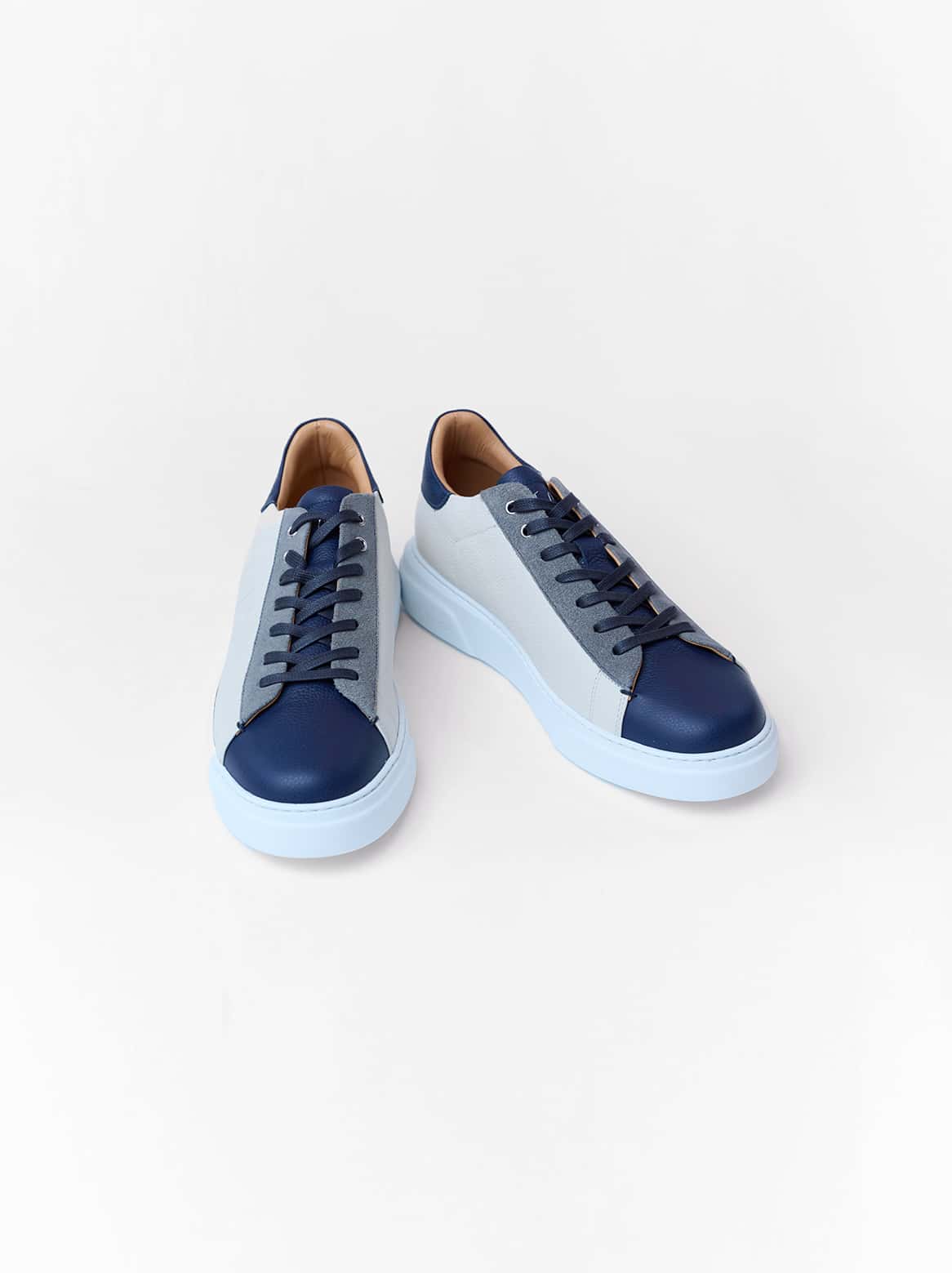 Giacomo Sneaker Tricolor – Paar von oben