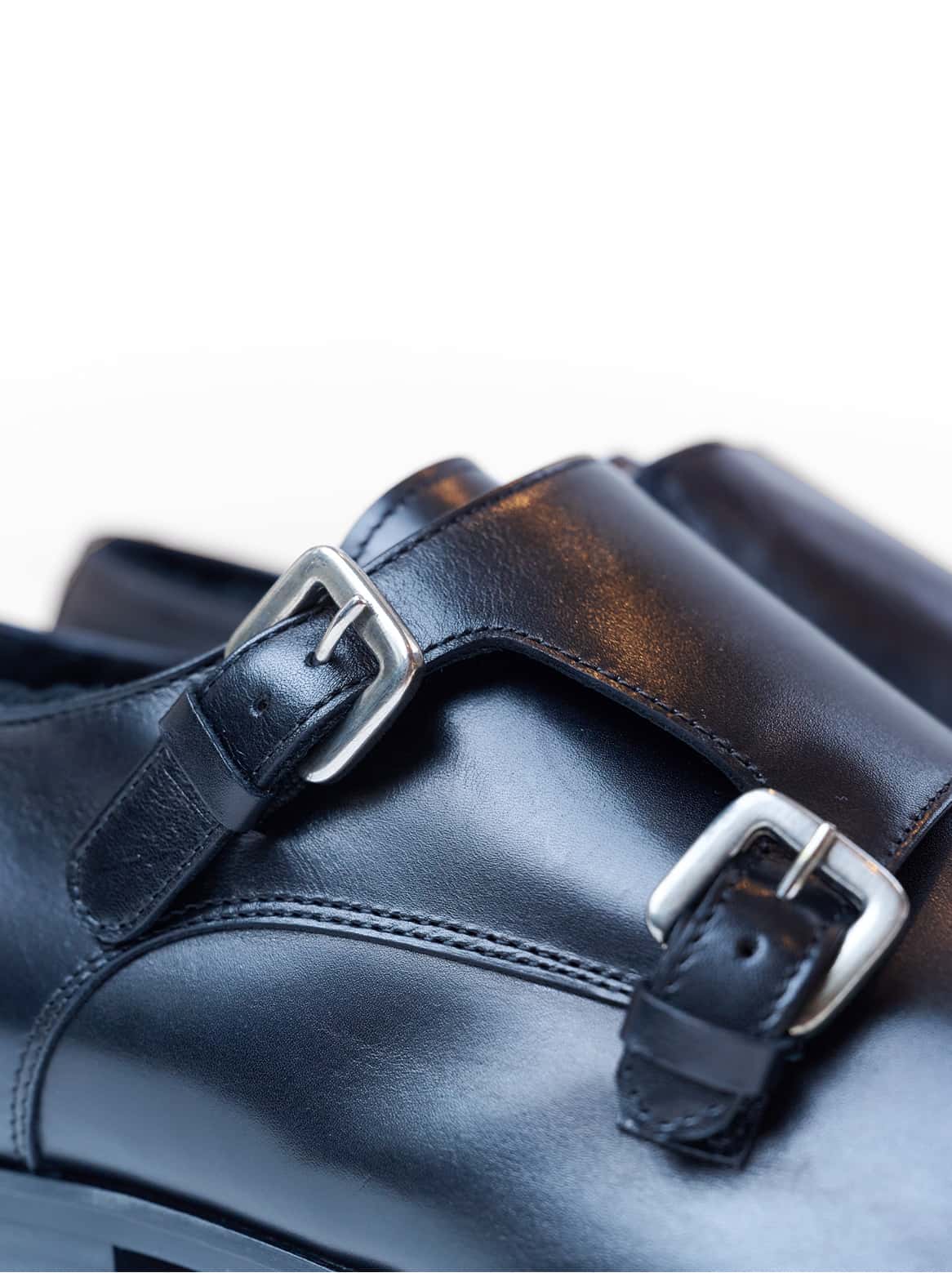 Detailansicht der Schnallen vom Mario Doppelmonk