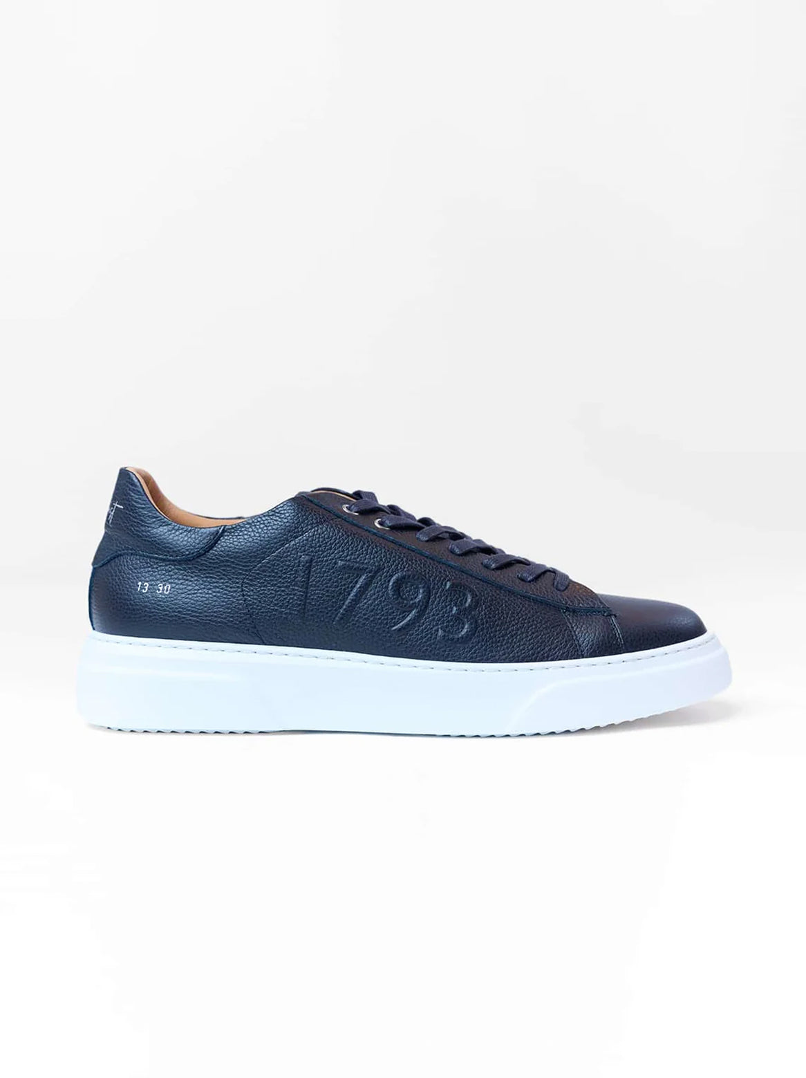 Giacomo Sneaker Navy – Seitenansicht linkes Profil
