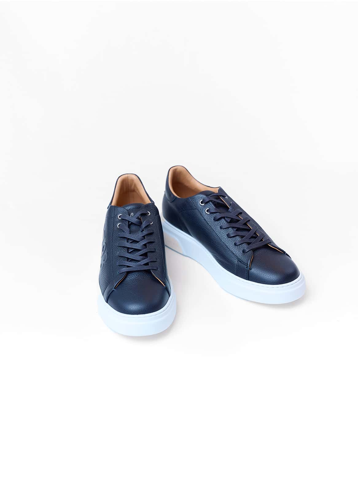 Giacomo Sneaker Navy – Paar von oben