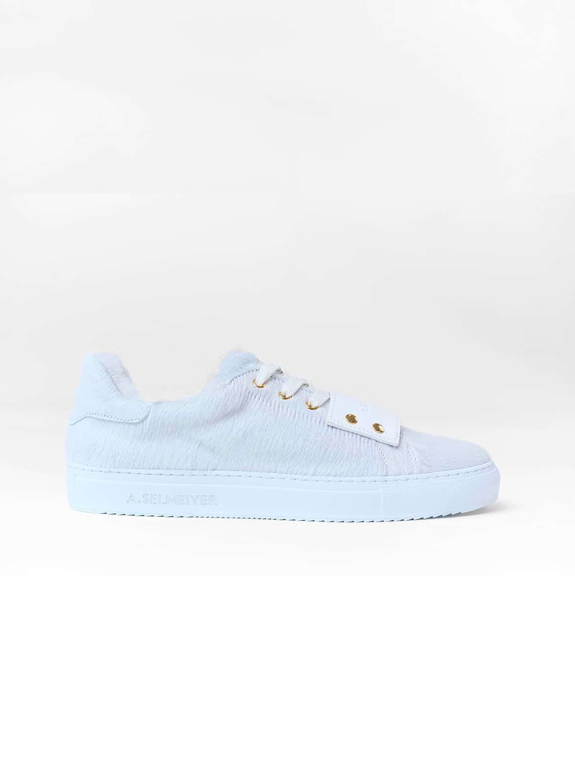 Cavallino Offwhite Sneaker mit Lammfell