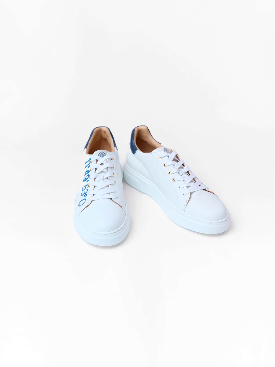 Paulo Sneaker Weiß – Paaransicht von oben