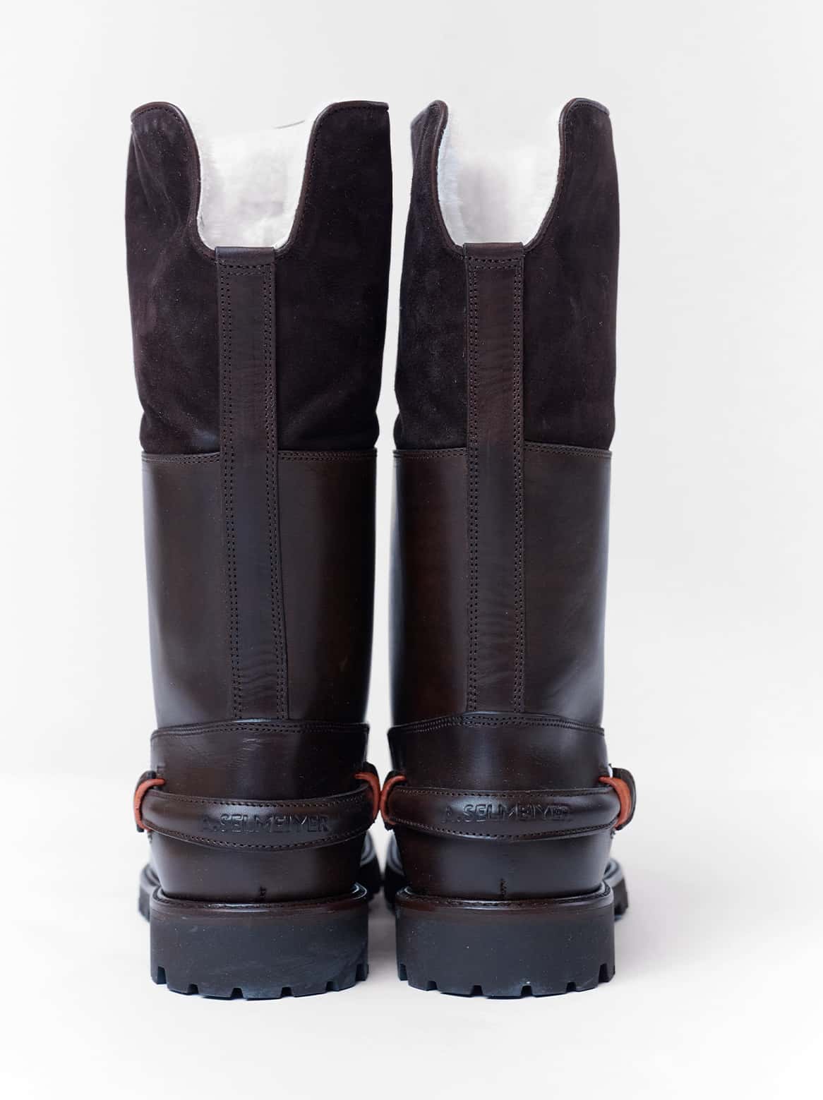 Rückansicht Florenzo Stiefel – Braun