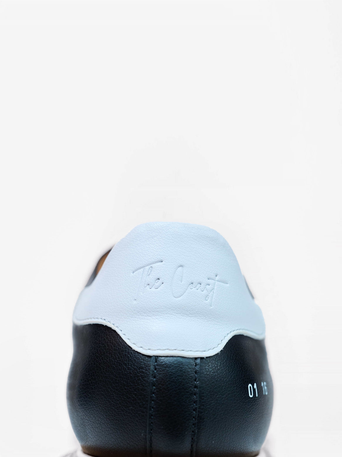 Silvio Sneaker Schwarz – Rückansicht Detailaufnahme