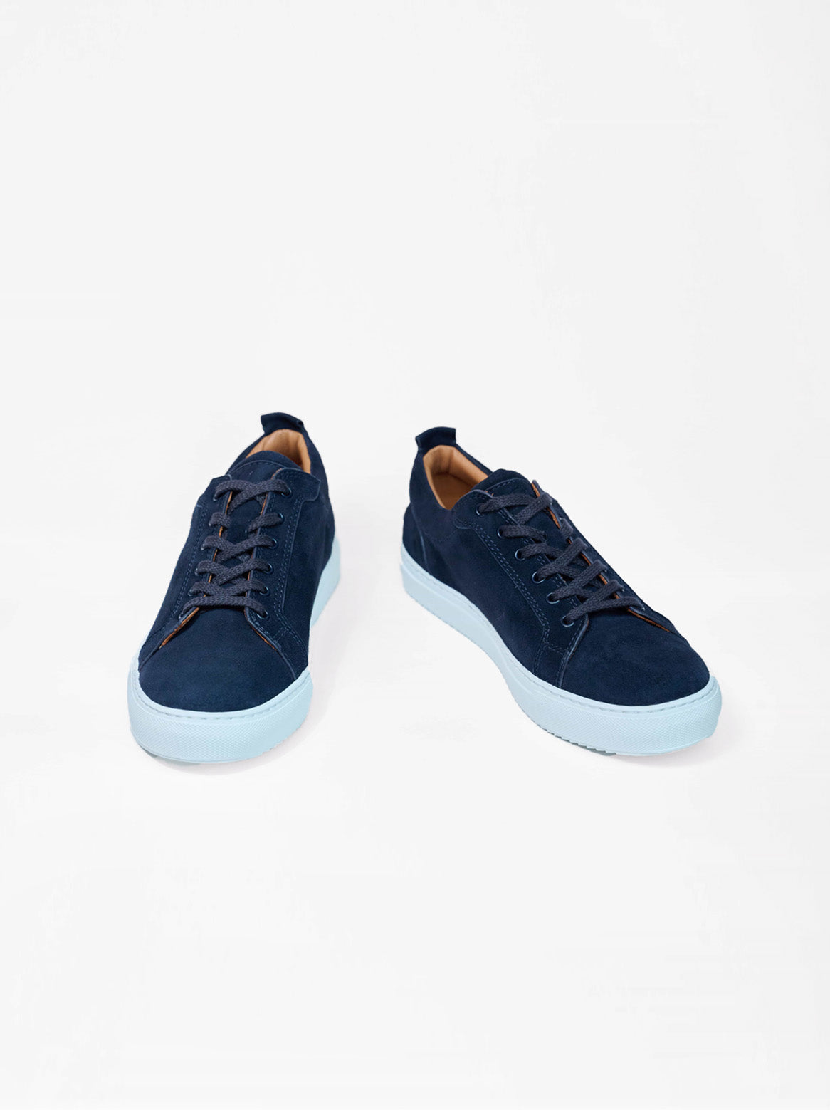 Maxi Sneaker Navy Blau – Paaransicht von oben