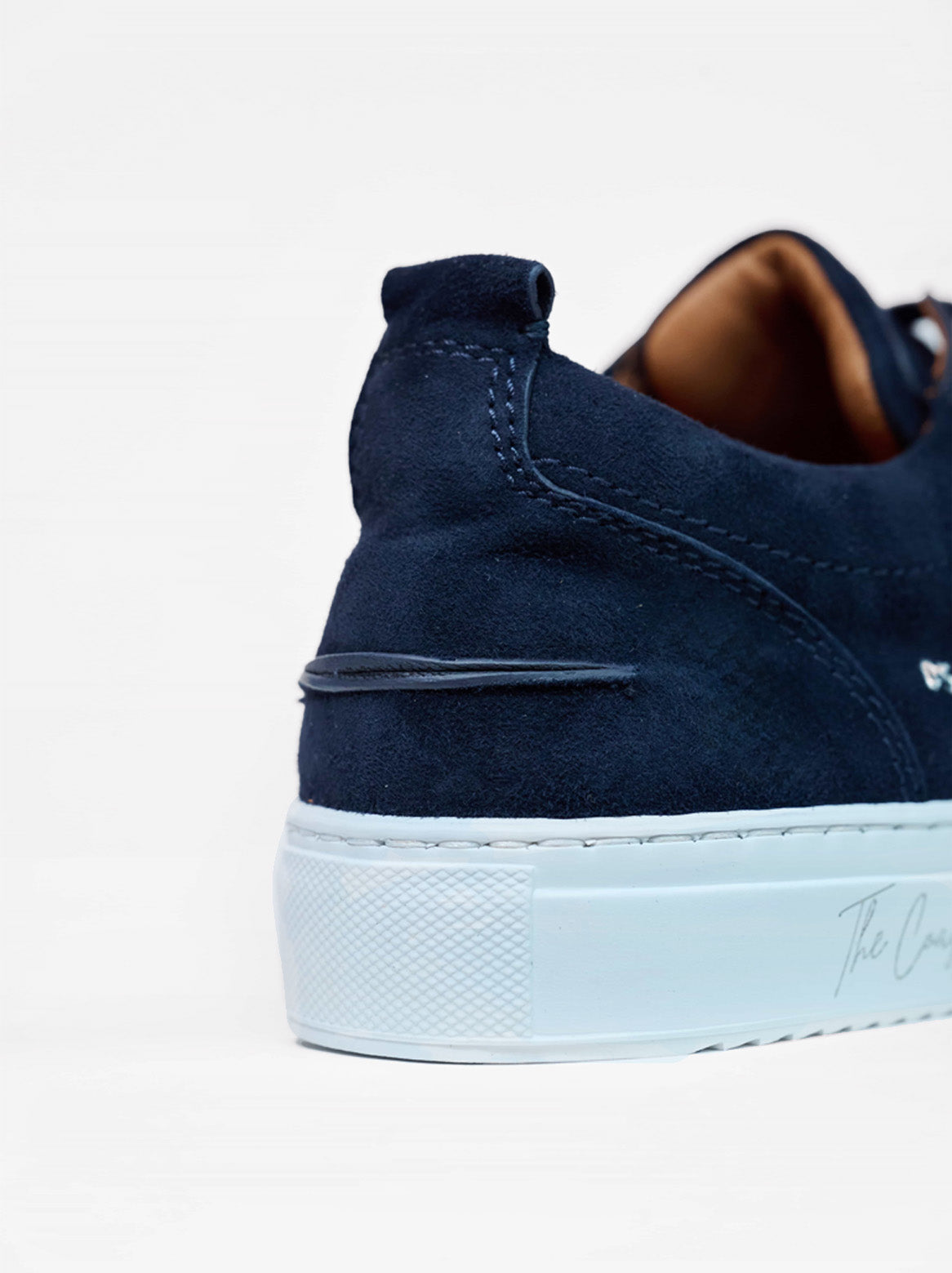 Maxi Sneaker Navy Blau – Rückansicht