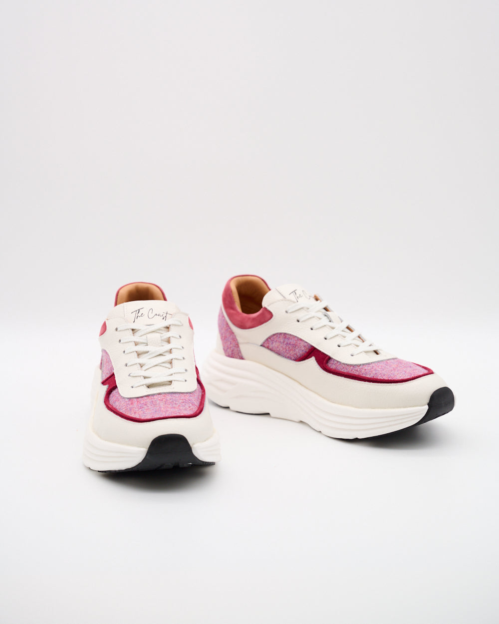 Sophia Runners Tweed Edition – Weiss & Rosé