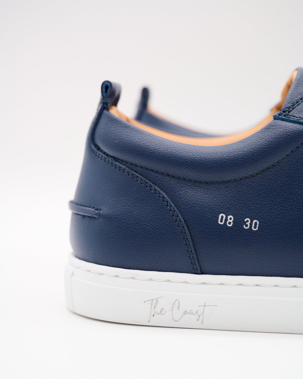 Luca Sneaker – Glattleder Dunkelblau