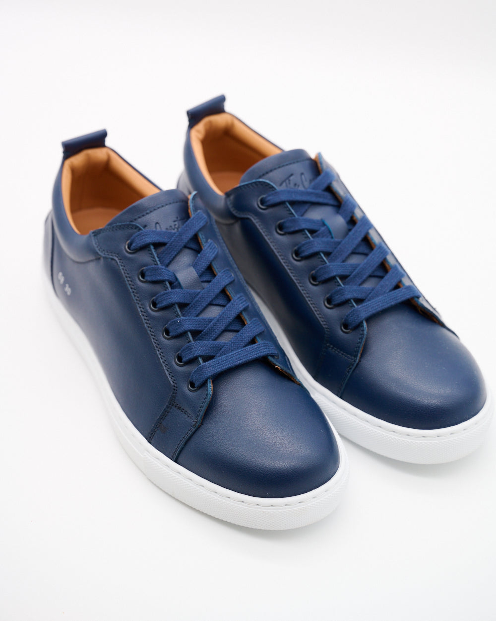 Luca Sneaker – Glattleder Dunkelblau