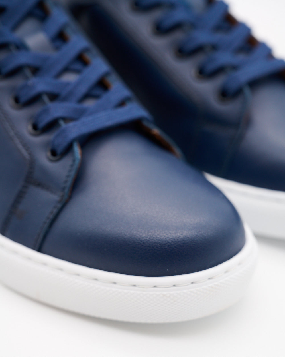 Luca Sneaker – Glattleder Dunkelblau