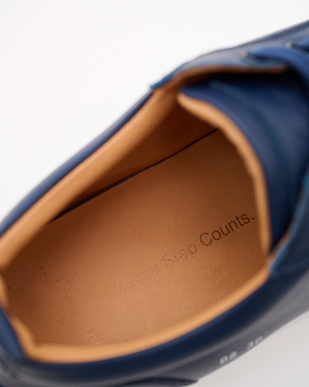 Luca Sneaker – Glattleder Dunkelblau