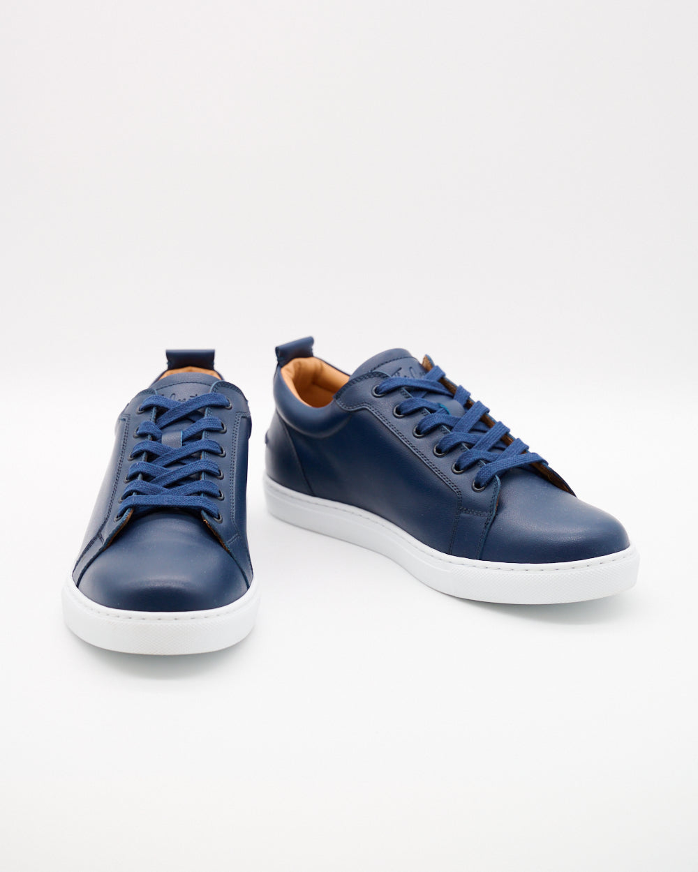 Luca Sneaker – Glattleder Dunkelblau