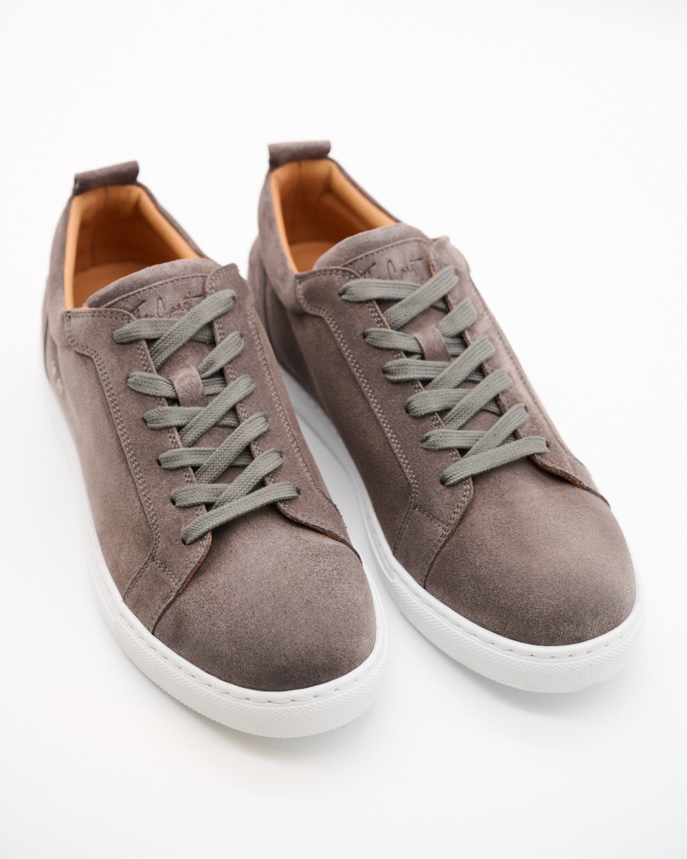 Luca Sneaker – Velours Grau