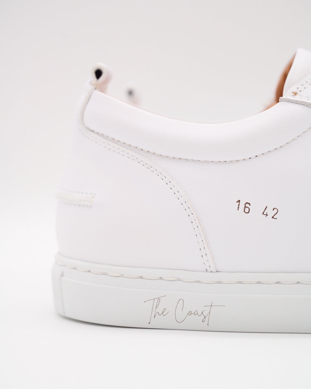 Luca Sneaker – Glattleder Weiss