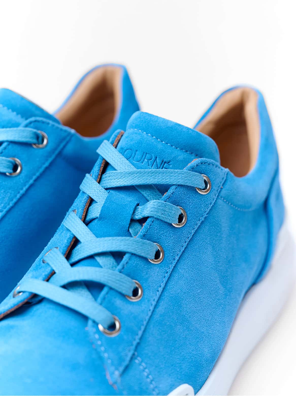 Journé Velour Sneaker Blau