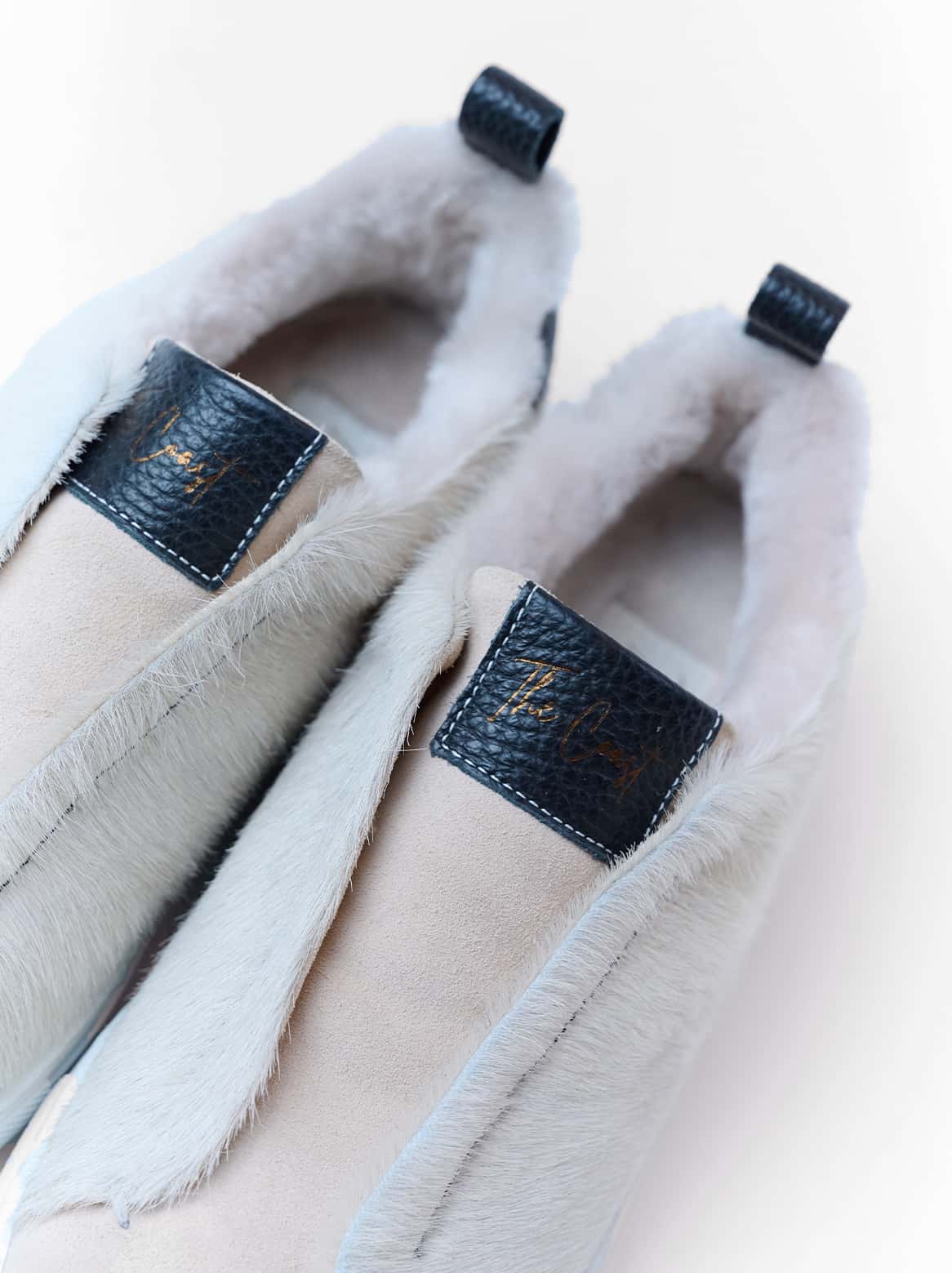 Alexa Slip-In Lammfell Schwarz/Creme