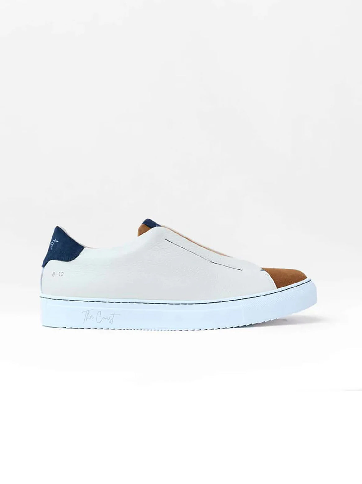 Beni Slip-In mit Lammfell gefüttert in Creme-Cognac